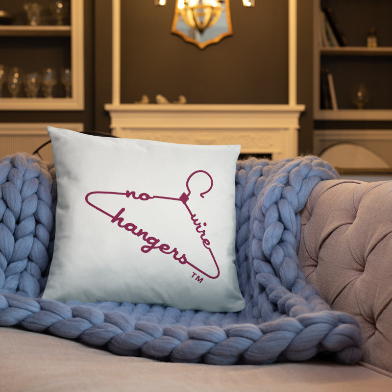 NO WIRE HANGERS Pillow